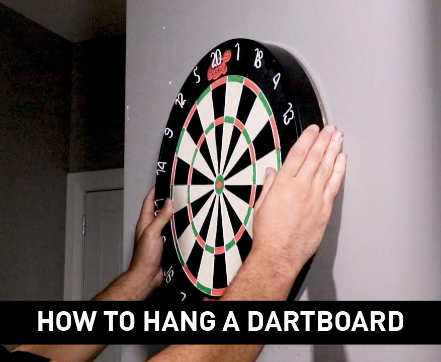 How to hang a dartboard