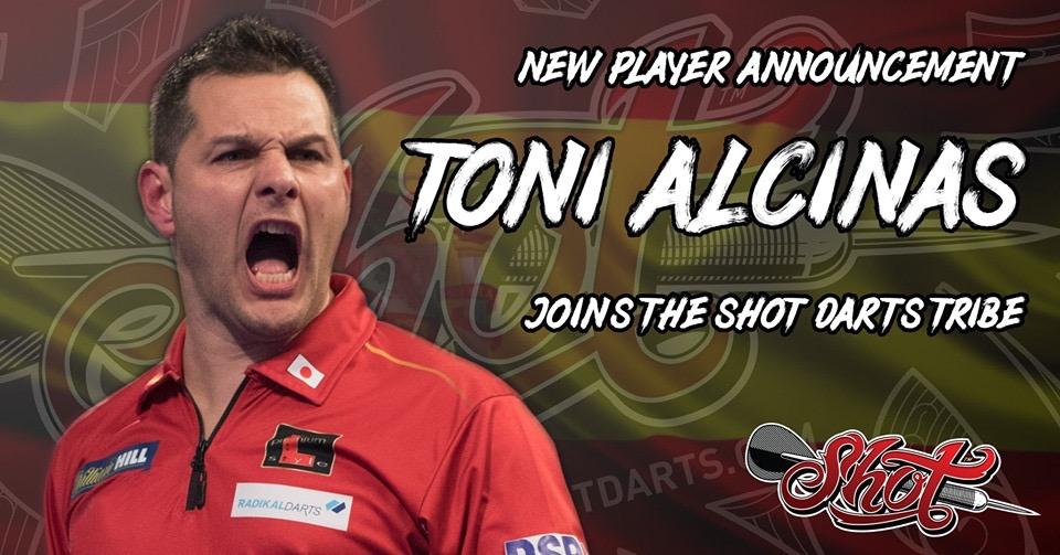 Toni Alcinas Joins Shot Darts