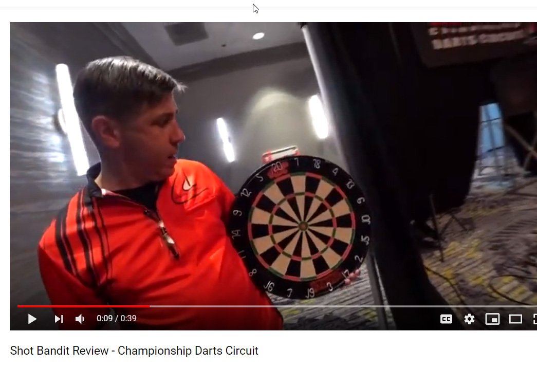 CDC Reviews the New Shot Darts Bandit Dartboard!