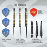 Ritchie Edhouse Madhouse Steel Tip Dart Set-90% Tungsten Barrels