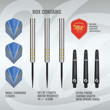 Ritchie Edhouse Steel Tip Dart Set-90% Tungsten Barrels