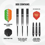 Pro Series Willie O'Connor Magpie Turbo Point - 90% Steel Tip Darts