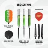 Pro Series Willie O'Connor Turbo Point - 90% Steel Tip Darts