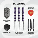 Goths Visara Steel Tip Dart Set-90% Tungsten Barrels