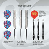 Bradley Brooks Gen 2 Steel Tip Dart Set-90% Tungsten Barrels