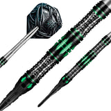 AI Cyberpunk Soft Tip Dart Set-90% Tungsten Barrels