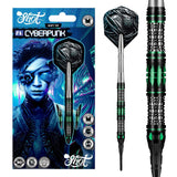 AI Cyberpunk Soft Tip Dart Set-90% Tungsten Barrels
