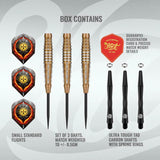 Future Knights Hachette Steel Tip Dart Set-90% Tungsten Barrels