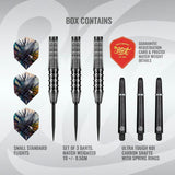 Gnarly Rippah Steel Tip Dart Set-90% Tungsten Barrels