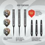 Gnarly Shredda Steel Tip Dart Set-90% Tungsten Barrels