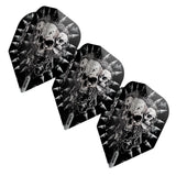Gnarly Skulls Dart Flight Set 3