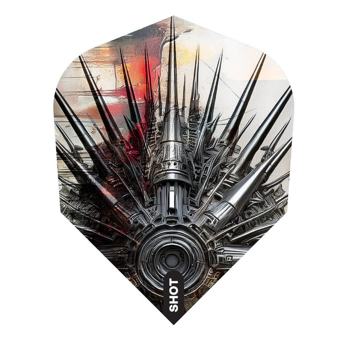 Gnarly Smasha Dart Flight Set-Small Standard