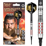 Michael Smith Believe Soft Tip Dart Set-90% Tungsten Barrels