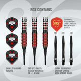 Michael Smith Tenacious Soft Tip Dart Set-90% Tungsten Barrels