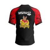 Michael Smith Red Strip Polo Shirt