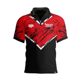 Michael Smith Red Strip Polo Shirt