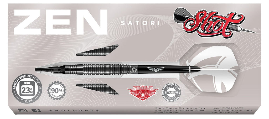 Zen Satori Soft Tip Dart Set-90% Tungsten