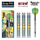 Rowby-John Rodriguez Araw Soft Tip Dart Set-90% Tungsten Barrels