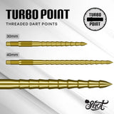 Turbo RS Steel Tip Turbo Points - Gold