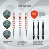 Roman Empire Juno Steel Tip Dart Set-90% Tungsten Barrels