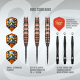 Badlands Rustin Steel Tip Dart Set 90% Tungsten Barrels