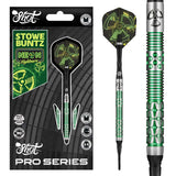 Pro Series-Stowe Buntz 2 Soft Tip Dart Set-90% Tungsten Barrels