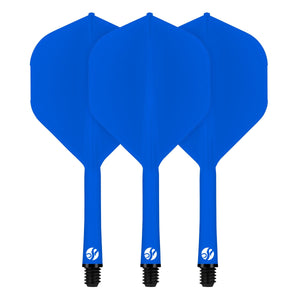 Flight Deck-One Piece Dart Flight and Shaft System-Blue