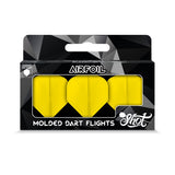 Shot Airfoil Molded Flight Set-Yellow Standard