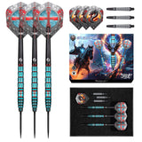 Future Knights St George Steel Tip Dart Set-95% Tungsten Barrels