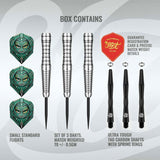 Tribal Weapon Toki Steel Tip Dart Set-90% Tungsten Barrels