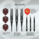 Tribal Weapon Savage Soft Tip Dart Set-90% Tungsten Barrels
