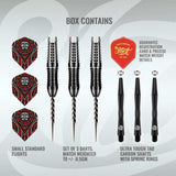 Tribal Weapon Savage Steel Tip Dart Set-90% Tungsten Barrels