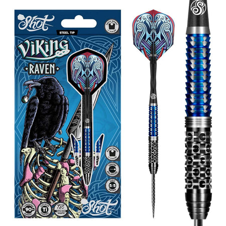 Buy Viking Raven Steel Tip Dart Set-90% Tungsten Barrels Online