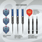 Viking Raven Steel Tip Dart Set-90% Tungsten Barrels
