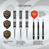 Viking Wolf Steel Tip Dart Set-90% Tungsten Barrels
