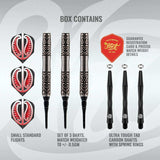 Warrior Hautoa Soft Tip Dart Set-80% Tungsten