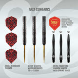 Warrior Kapene Steel Tip Dart Set-90% Tungsten Barrels