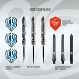 Warrior Tipu Steel Tip Dart Set-80% Tungsten