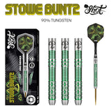 Pro Series-Stowe Buntz 2 Steel Tip Dart Set-90% Tungsten Barrels