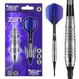 Zen Budo Soft Tip Dart Set-80%-Tungsten Barrels