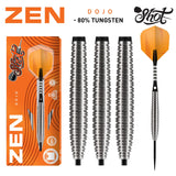 Zen Dojo Steel Tip Dart Set-80% Tungsten Barrels - Shot Darts New Zealand