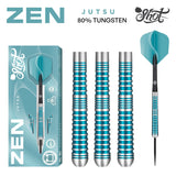 Zen Jutsu 2.0 Steel Tip Dart Set-80% Tungsten Barrels