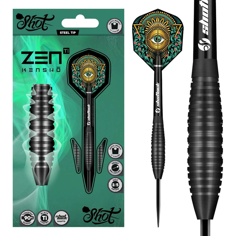 Buy Zen Kensho Steel Tip Dart Set-90% Tungsten Barrels Online