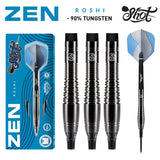 Zen Roshi Soft Tip Dart Set-90% Tungsten Barrels - Shot Darts New Zealand