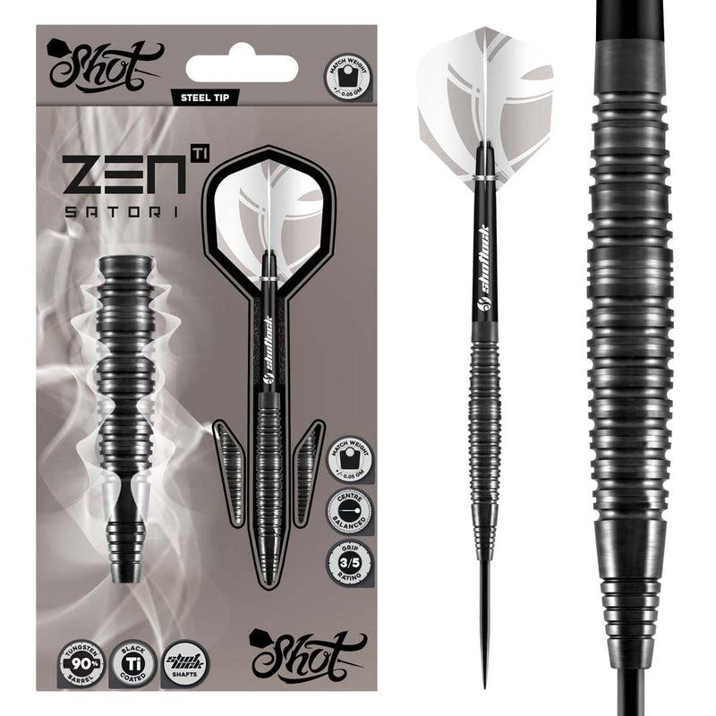 Buy Zen Satori Steel Tip Dart Set-90% Tungsten Barrels Online