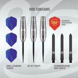 Zen Budo Steel Tip Dart Set-80%-Tungsten Barrels