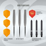 Zen Dojo Steel Tip Dart Set-80% Tungsten Barrels