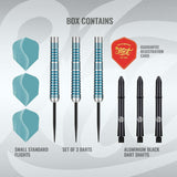 Zen Jutsu 2.0 Steel Tip Dart Set-80% Tungsten Barrels