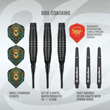 Zen Kensho Soft Tip Dart Set-90% Tungsten Barrels