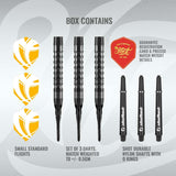 Zen Tanto Soft Tip Dart Set-90% Tungsten Barrels